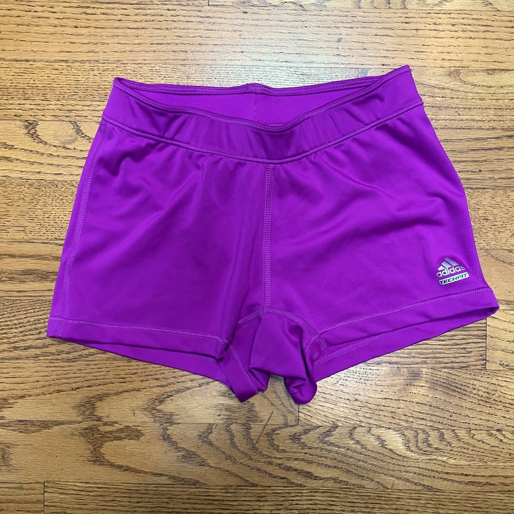Adidas Techfit Climalite running shorts.
